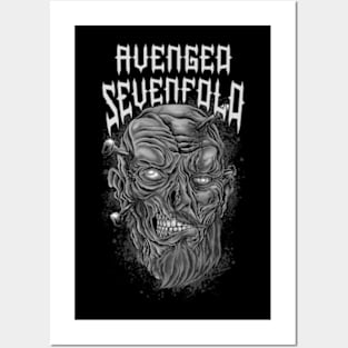 AVENGED ZOMBIE HEAD Posters and Art